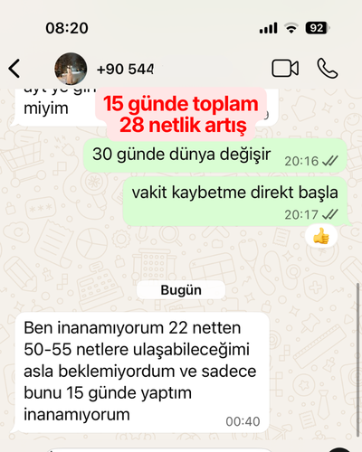 Öğrenci mesajı