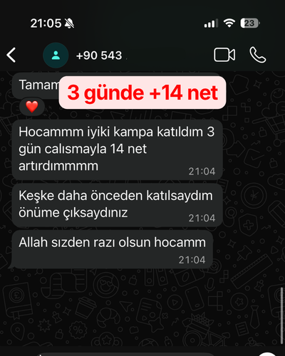 Öğrenci mesajı