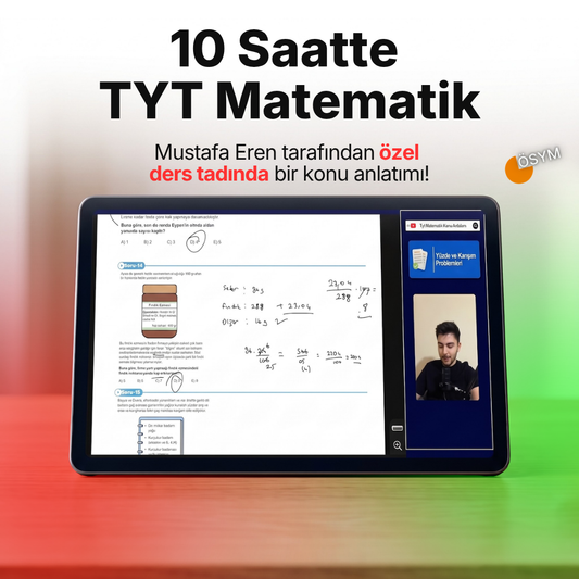 10 Saatte TYT Matematik +35 Net Kampı